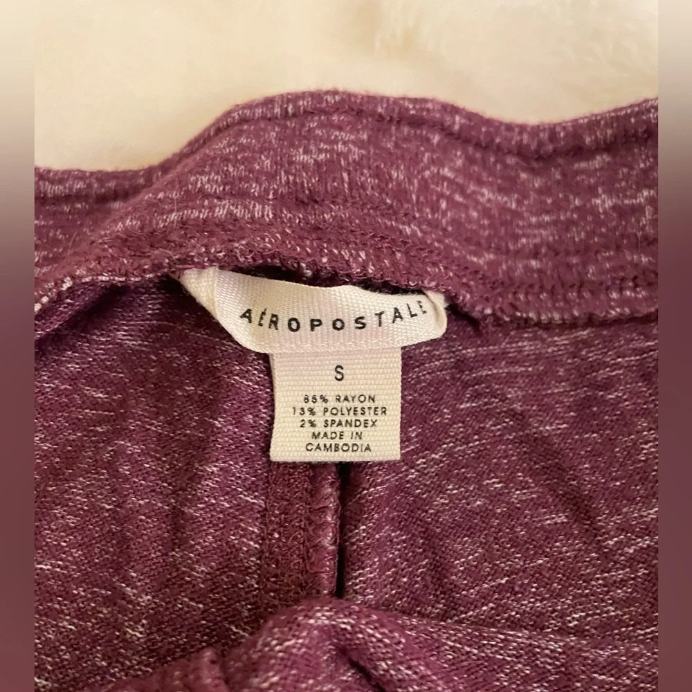 Aeropostale Burgundy Maroon Micro Athletic Shorts Cute Stretchy Comfy Trendy Y2K